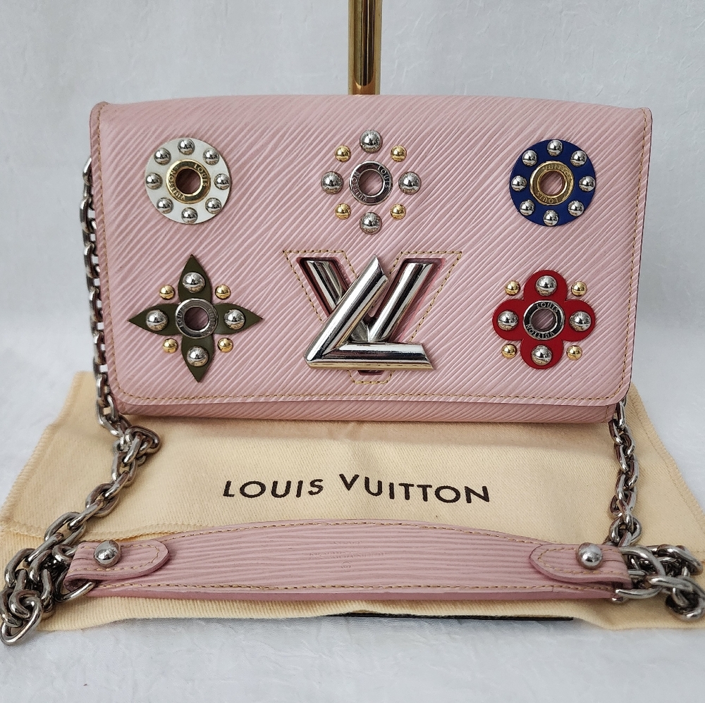 Auth Louis Vuitton Epi Mechanical Flower Twist Chain Walllet - Picture 2 of 11